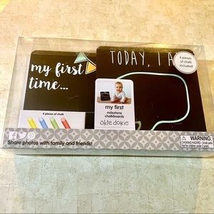 My First Chalkboards and Chalk so you can document baby’s first milestones NIP